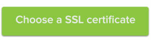 Choose a SSL certificate